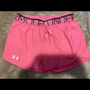 Hot Pink Under Armor Running Shorts Size XS